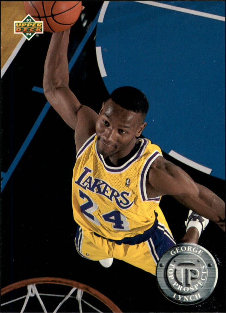  1993 Fleer # 314 George Lynch Los Angeles Lakers