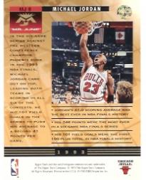 1993-94 Upper Deck Mr. June #MJ8 Michael Jordan/Record Scoring Average back image