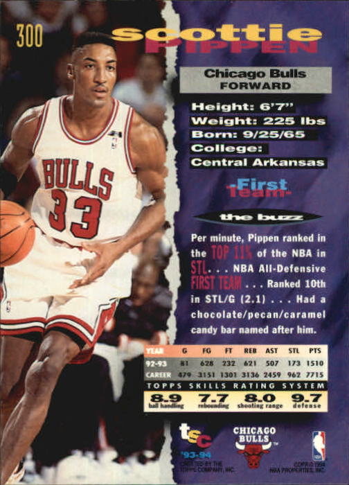 Scottie Pippen cards (1989-2019) Bulls Blazers - You Choose - Bild 49 von 239