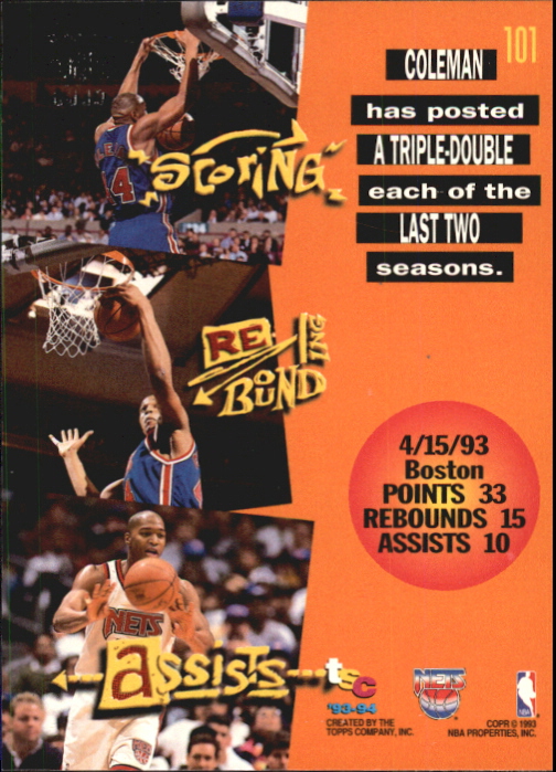 Sports Card Back
