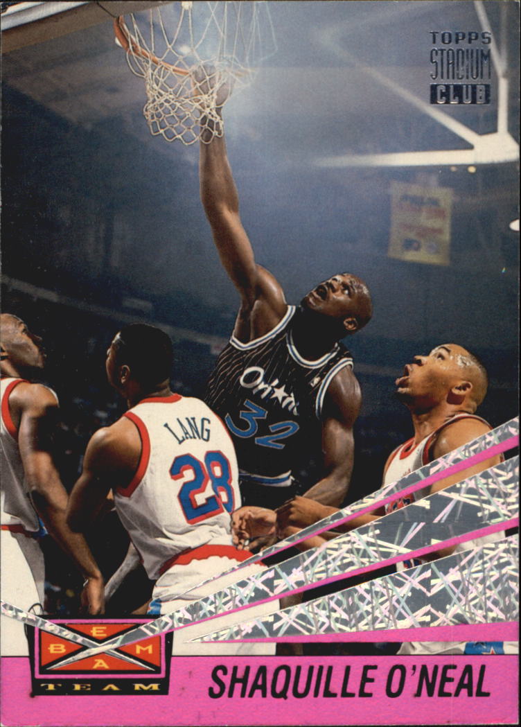 1993-94 Stadium Club Beam Team #1 Shaquille O'Neal - NM-MT