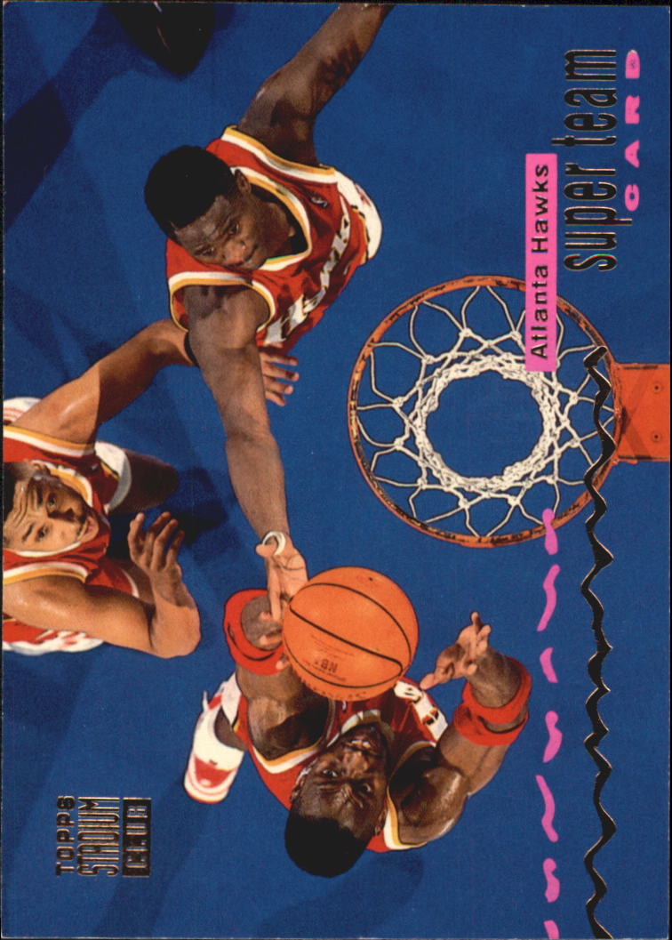 1993-94 Stadium Club Super Teams #1 Atlanta Hawks WD/(Kevin Willis/Dominique Wilkins)