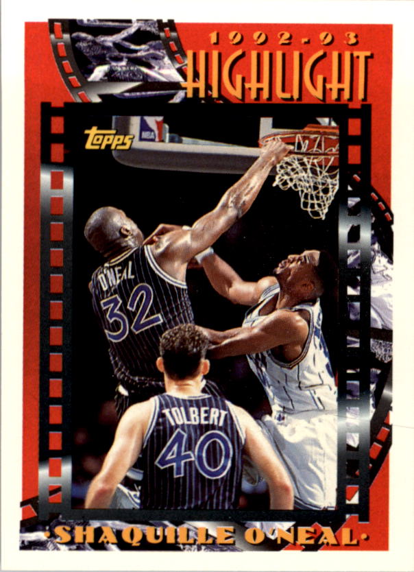 1993-94 Topps #3 Shaquille O'Neal HL
