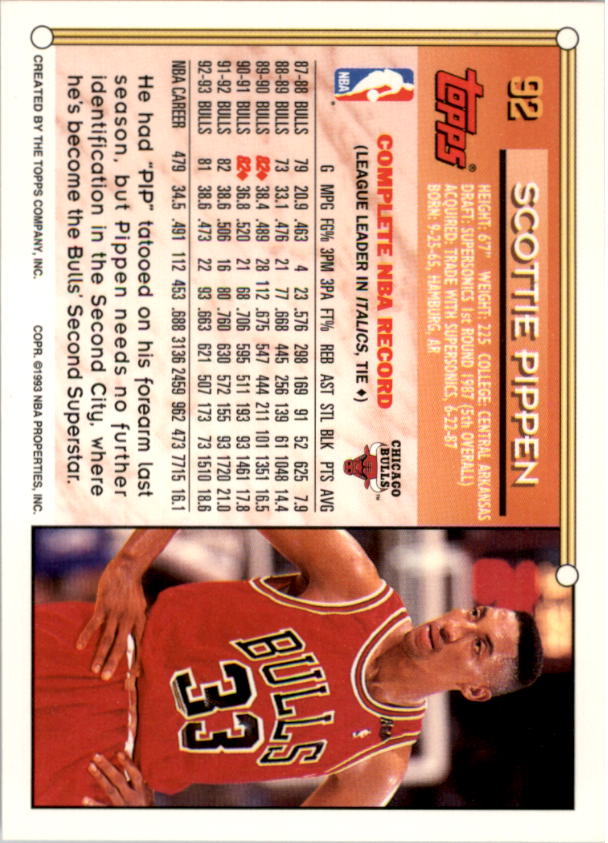 Scottie Pippen cards (1989-2019) Bulls Blazers - You Choose - Bild 51 von 239