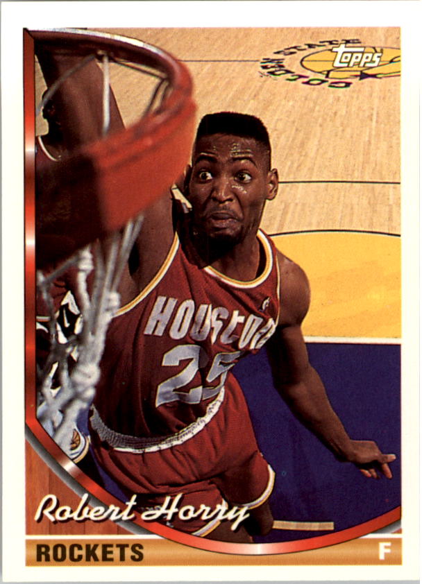 1992-93 NBA Hoops Robert Horry Magic's All-Rookie Team #9 RC