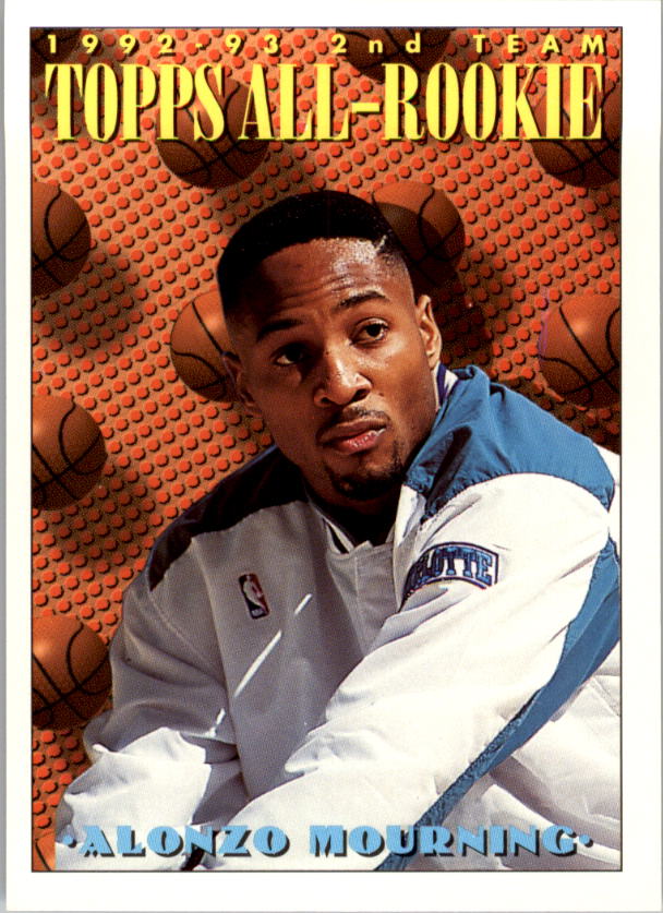1993-94 Topps #177 Alonzo Mourning ART - NM-MT