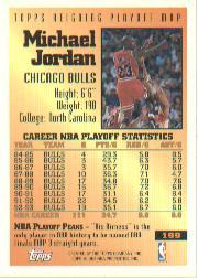 1993-94 Topps #199 Michael Jordan FPM back image