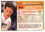 1993-94 Topps #218 Jud Buechler back image