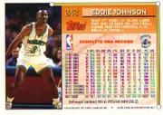 1993-94 Topps #242 Eddie Johnson back image
