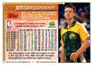 1993-94 Topps #268 Detlef Schrempf back image