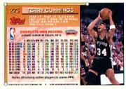 1993-94 Topps #273 Terry Cummings back image