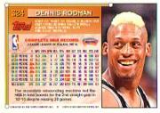 1993-94 Topps #324 Dennis Rodman back image