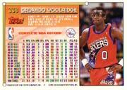 1993-94 Topps #338 Orlando Woolridge back image