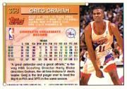 1993-94 Topps #358 Greg Graham RC back image