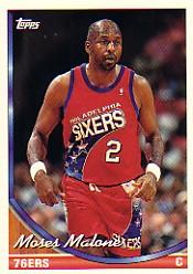 1993-94 Topps #381 Moses Malone