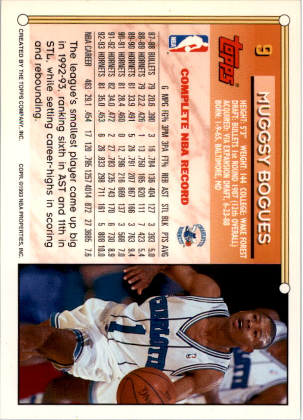 1993-94 Topps Gold Basketball (Pick Card From List) C43 10-24 - Picture 5 of 245