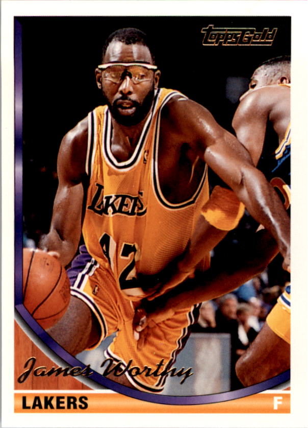 1993-94 Topps Gold #88 James Worthy