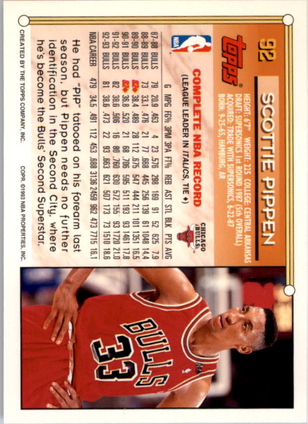 1993-94 Topps Gold Basketball (Pick Card From List) C43 10-24 - Picture 35 of 245