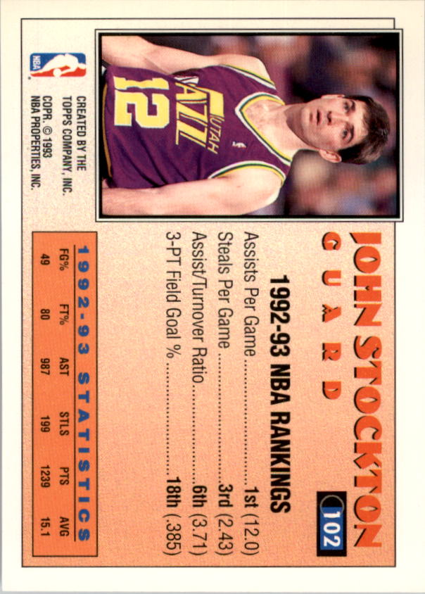 1993-94 Topps Gold Basketball (Pick Card From List) C43 10-24 - Picture 37 of 245