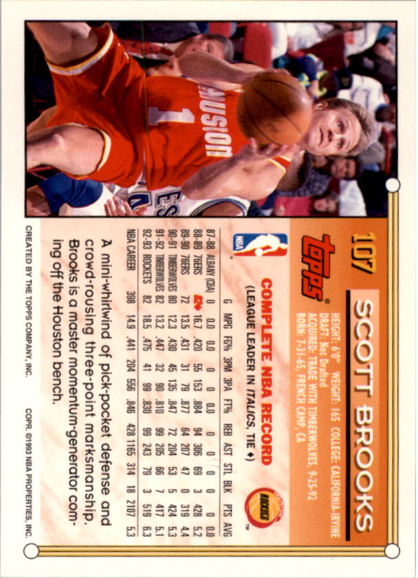 1993-94 Topps Gold Basketball (Pick Card From List) C43 10-24 - Picture 41 of 245