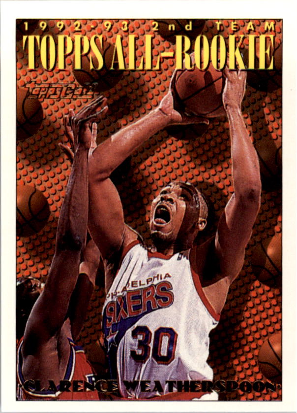 1993-94 Topps Gold #179 Clarence Weatherspoon ART