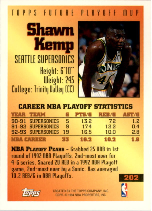 1993-94 Topps Gold Basketball Series Two (199-396) Singles - You Choose - Picture 7 of 366