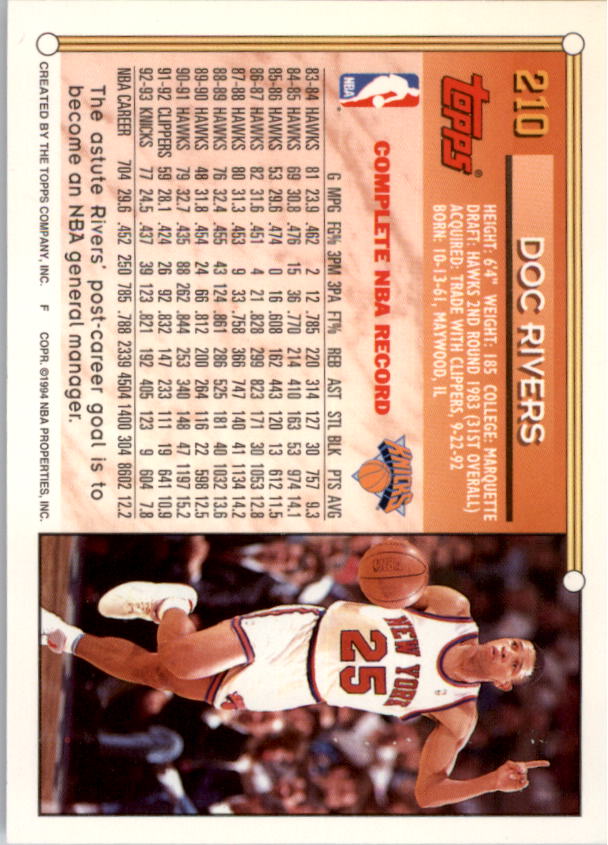 1993-94 Topps Gold Basketball Series Two (199-396) Singles - You Choose - Picture 22 of 366