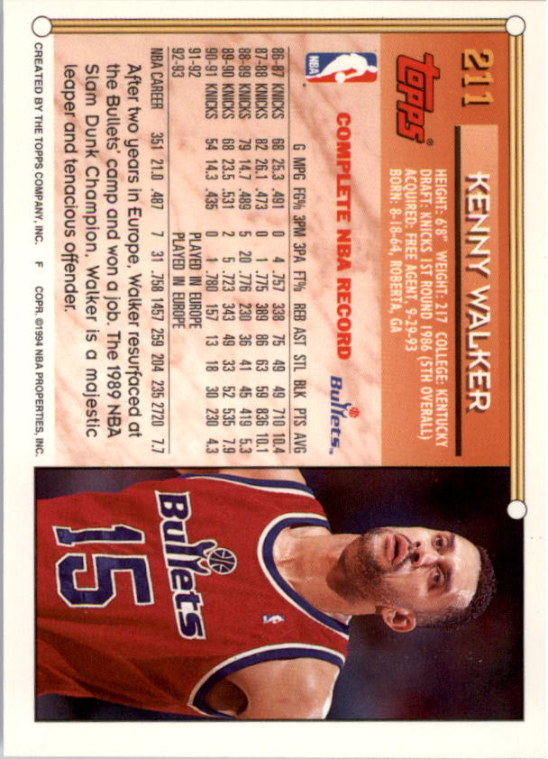 1993-94 Topps Gold Basketball Series Two (199-396) Singles - You Choose - Picture 24 of 366