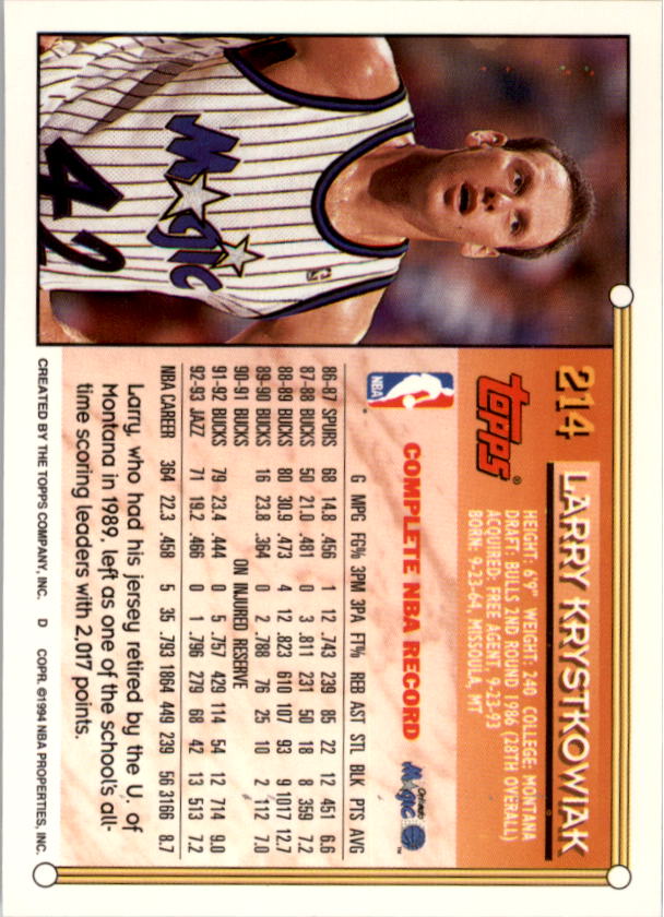 1993-94 Topps Gold Basketball Series Two (199-396) Singles - You Choose - Picture 30 of 366