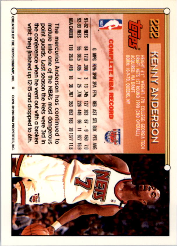 1993-94 Topps Gold Basketball Series Two (199-396) Singles - You Choose - Picture 46 of 366