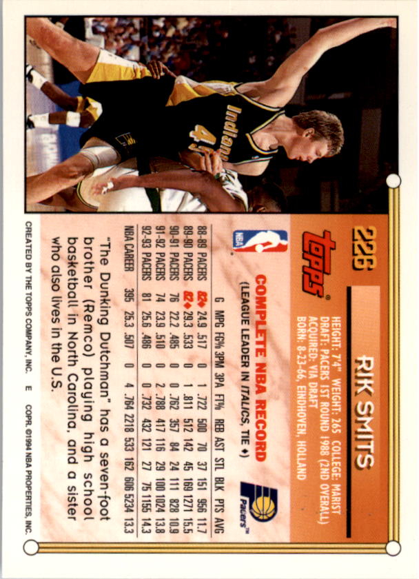1993-94 Topps Gold Basketball Series Two (199-396) Singles - You Choose - Picture 52 of 366