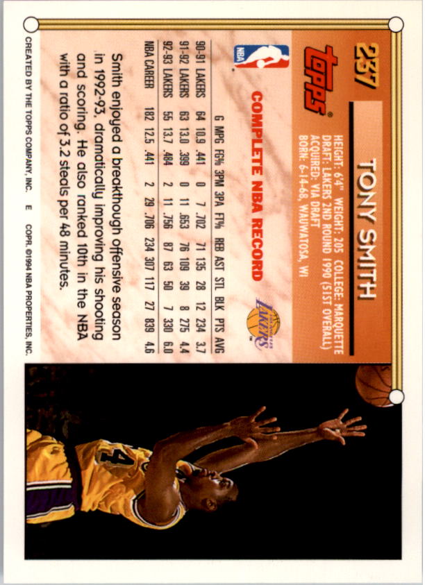 1993-94 Topps Gold Basketball Series Two (199-396) Singles - You Choose - Picture 74 of 366