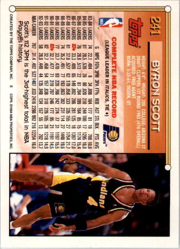 1993-94 Topps Gold Basketball Series Two (199-396) Singles - You Choose - Picture 82 of 366