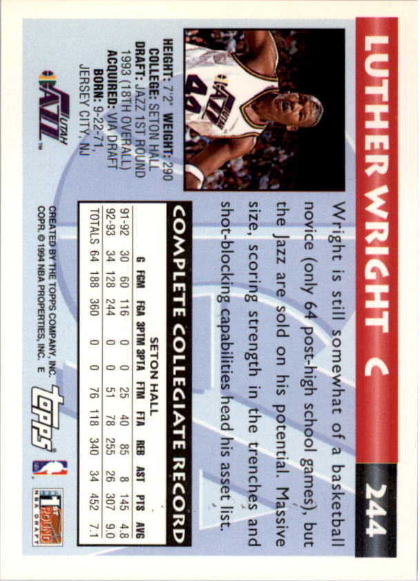 1993-94 Topps Gold Basketball Series Two (199-396) Singles - You Choose - Picture 88 of 366