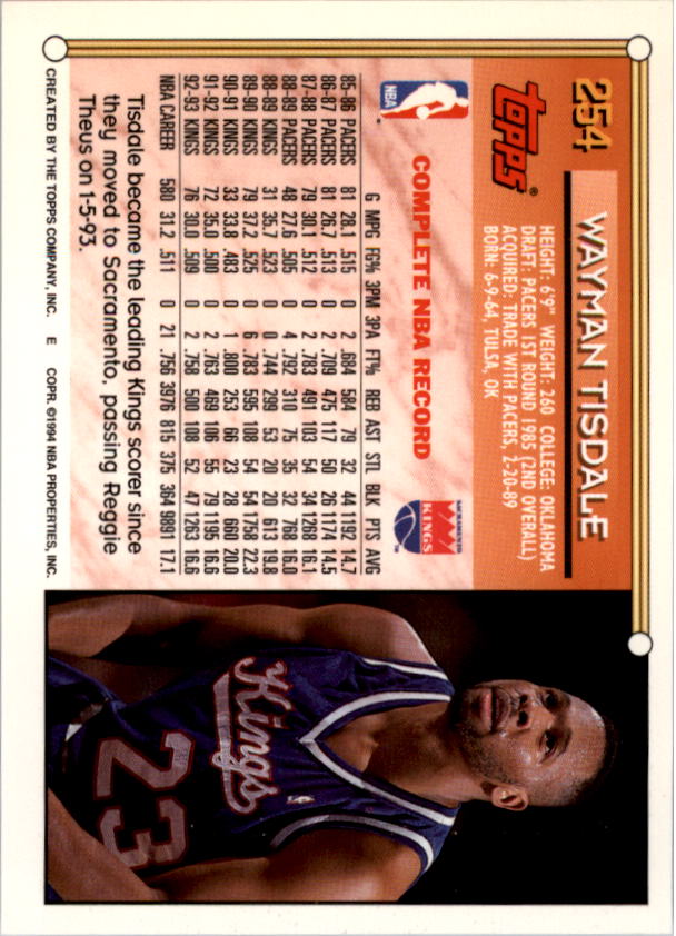1993-94 Topps Gold Basketball Series Two (199-396) Singles - You Choose - Picture 108 of 366
