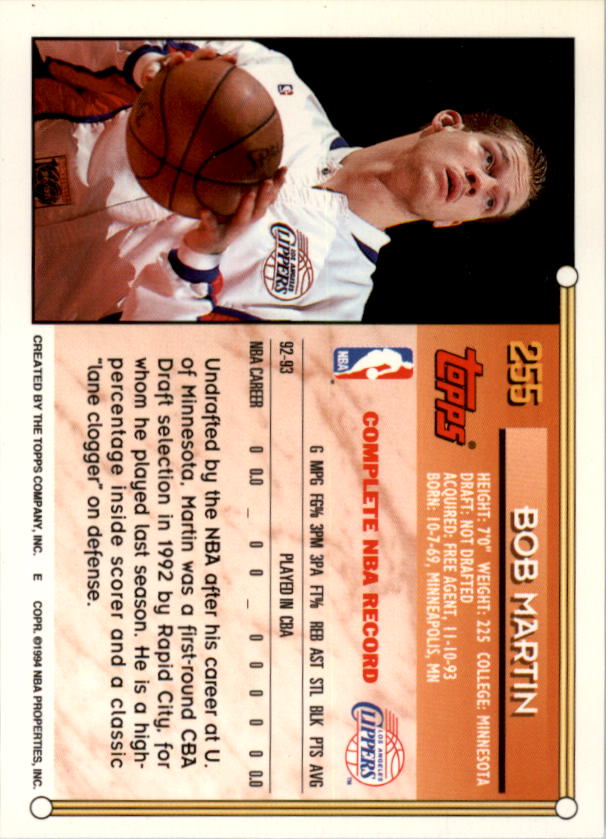 1993-94 Topps Gold Basketball Series Two (199-396) Singles - You Choose - Picture 110 of 366