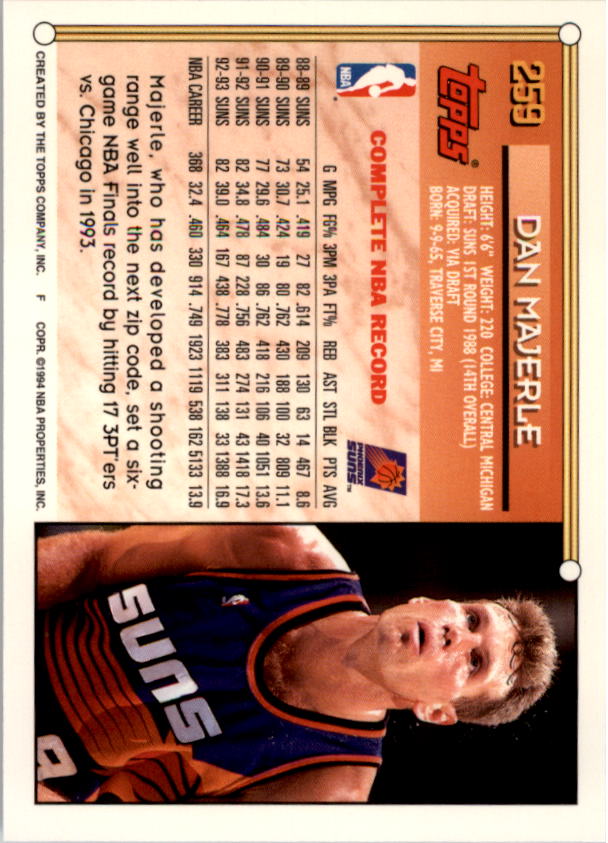 1993-94 Topps Gold Basketball Series Two (199-396) Singles - You Choose - Picture 118 of 366