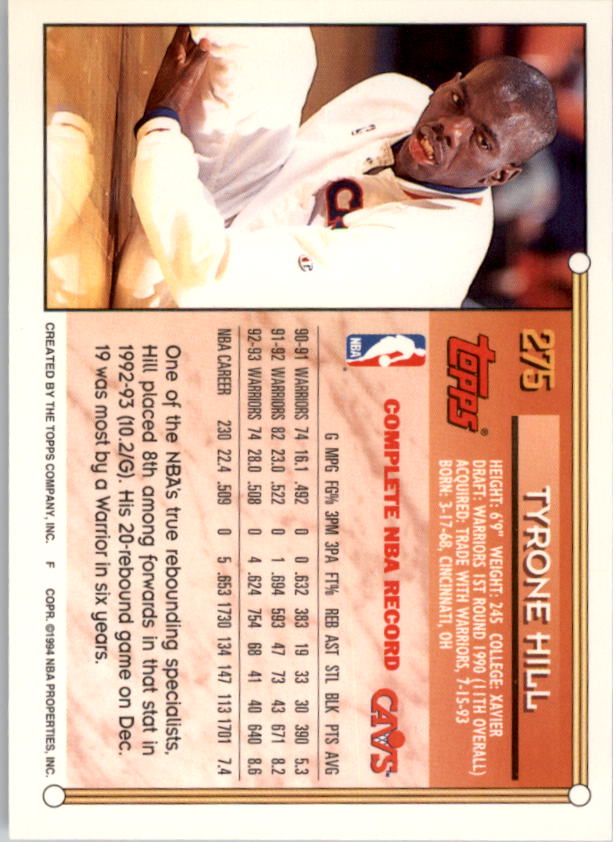 1993-94 Topps Gold Basketball Series Two (199-396) Singles - You Choose - Picture 148 of 366