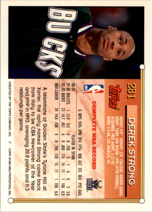 1993-94 Topps Gold Basketball Series Two (199-396) Singles - You Choose - Picture 160 of 366