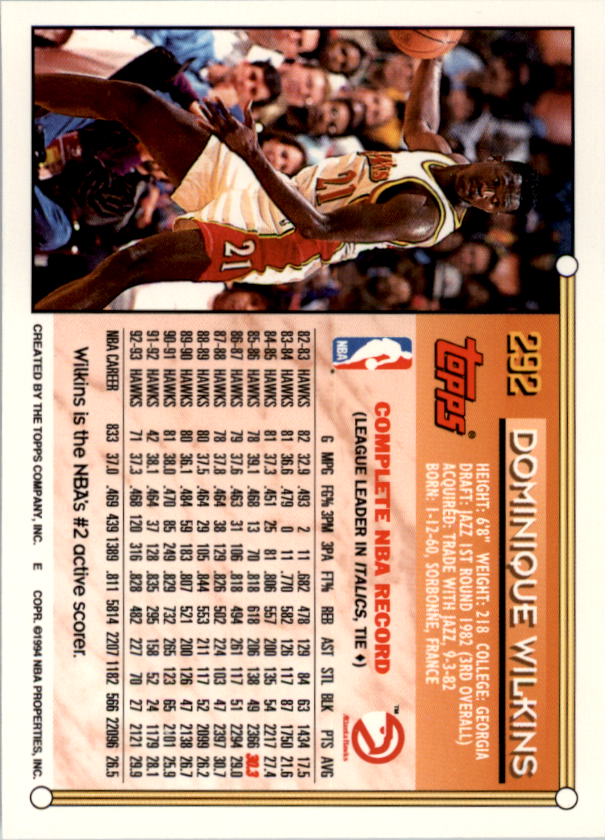 1993-94 Topps Gold Basketball Series Two (199-396) Singles - You Choose - Picture 182 of 366