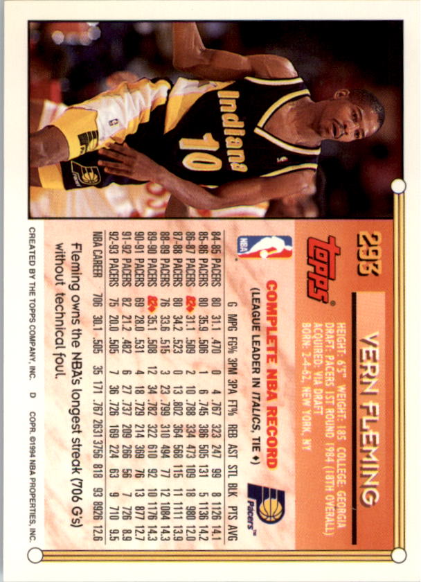 1993-94 Topps Gold Basketball Series Two (199-396) Singles - You Choose - Picture 184 of 366