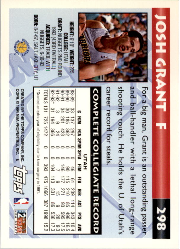 1993-94 Topps Gold Basketball Series Two (199-396) Singles - You Choose - Picture 194 of 366