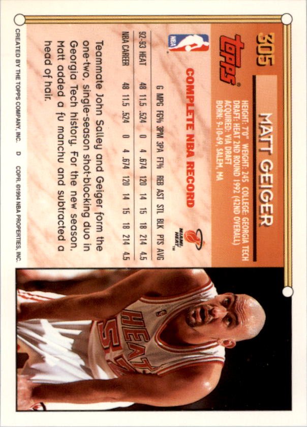 1993-94 Topps Gold Basketball Series Two (199-396) Singles - You Choose - Picture 203 of 366