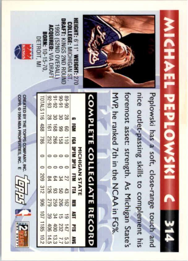1993-94 Topps Gold Basketball Series Two (199-396) Singles - You Choose - Picture 217 of 366