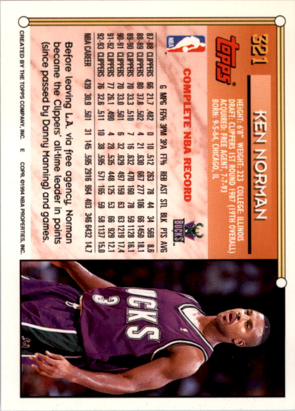1993-94 Topps Gold Basketball Series Two (199-396) Singles - You Choose - Picture 227 of 366