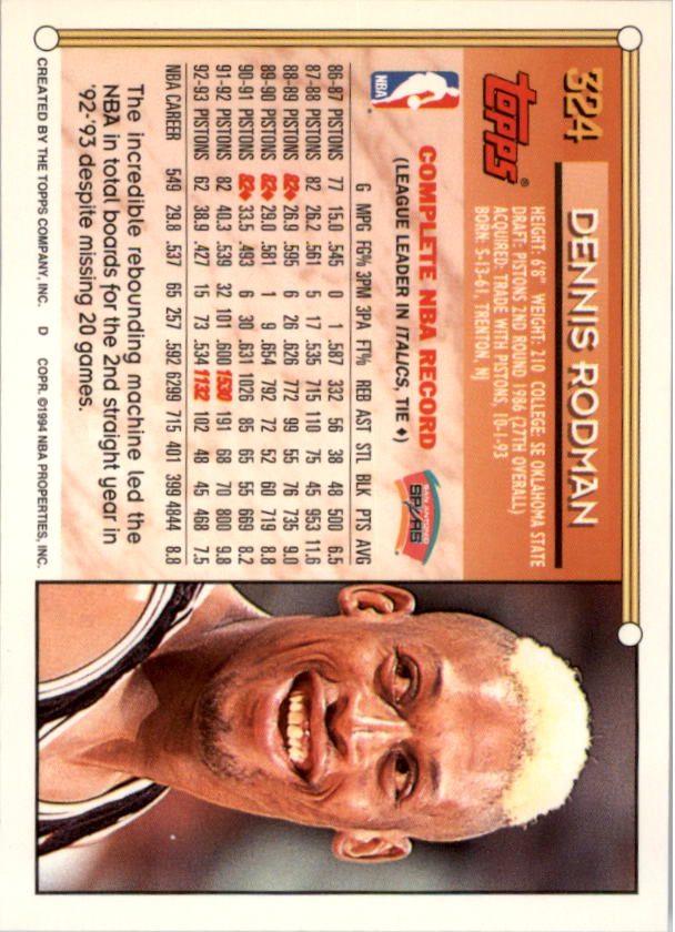 1993-94 Topps Gold Basketball (Pick Card From List) C43 10-24 - Picture 163 of 245