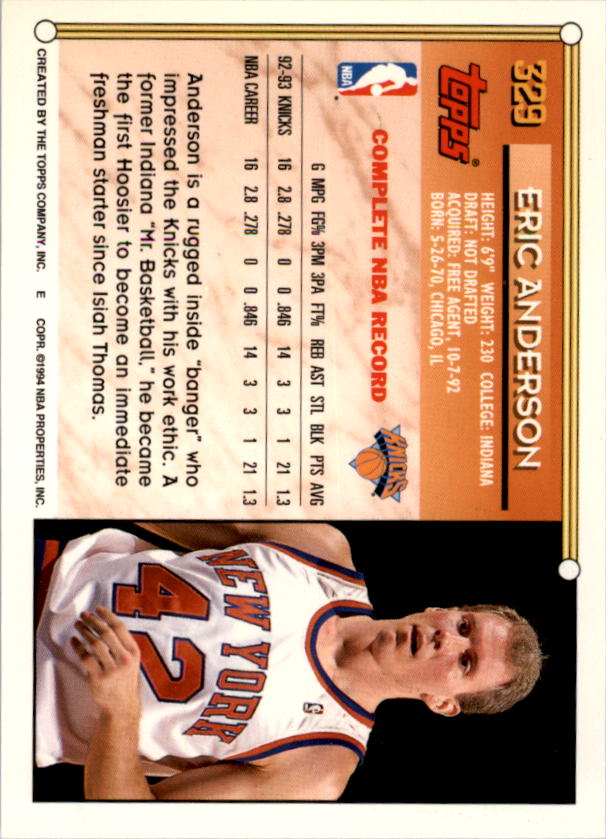 1993-94 Topps Gold Basketball Series Two (199-396) Singles - You Choose - Picture 243 of 366