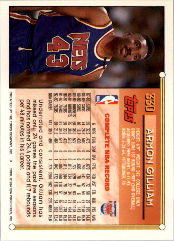 1993-94 Topps Gold Basketball Series Two (199-396) Singles - You Choose - Picture 245 of 366