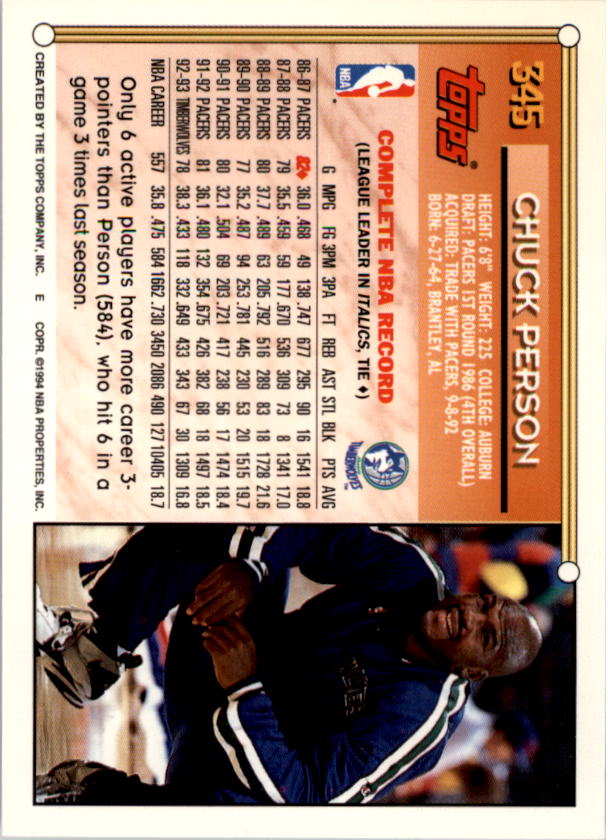 1993-94 Topps Gold Basketball Series Two (199-396) Singles - You Choose - Picture 273 of 366