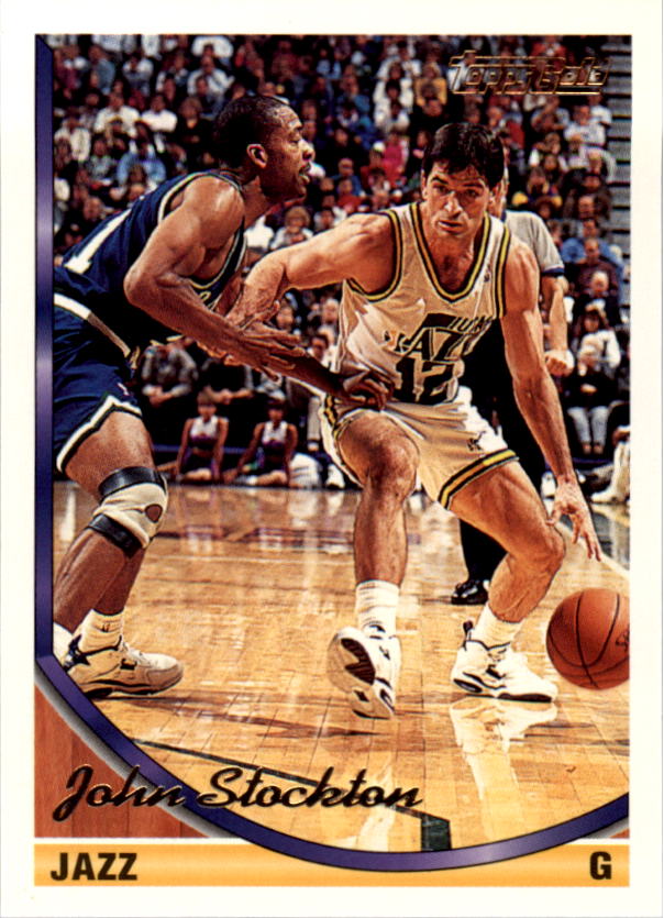 1993-94 Topps Gold #356 John Stockton